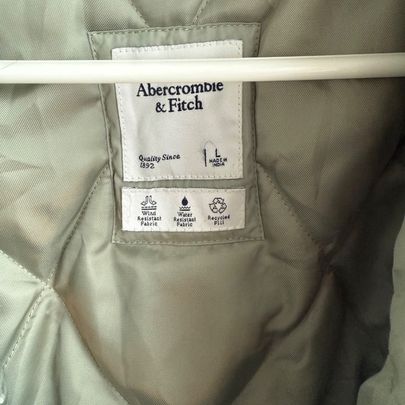 Mint colour Abercrombie Parka/Winter coat - Picture 3 of 4